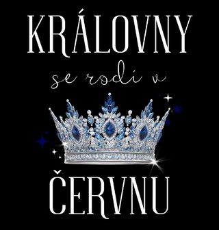 Obrázek 2 produktu Dámské tričko Královny s Korunou se Rodí v Červnu
