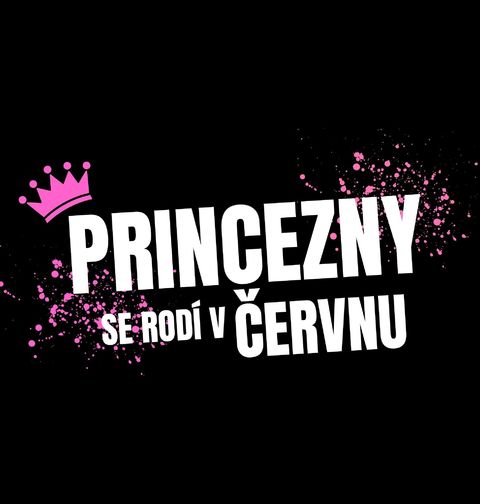 Obrázek produktu Dámské tričko Princezny se Rodí v Červnu
