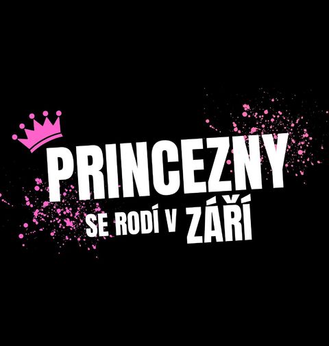 Obrázek produktu Dámské tričko Princezny se Rodí v Září