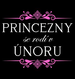 Obrázek 2 produktu Dětské tričko Princezny se Rodí v Únoru Princesses Are Born in February