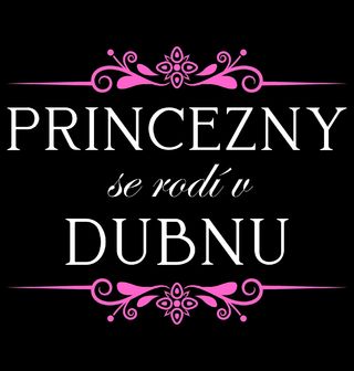 Obrázek 1 produktu Dětské tričko Princezny se Rodí v Dubnu Princesses Are Born in April
