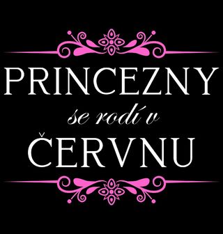 Obrázek 1 produktu Dětské tričko Princezny se Rodí v Červnu Princesses Are Born in June