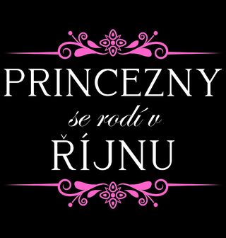 Obrázek 2 produktu Dětské tričko Princezny se Rodí v Říjnu Princesses Are Born in October