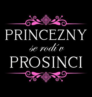 Obrázek 1 produktu Dětské tričko Princezny se Rodí v Prosinci Princesses Are Born in December