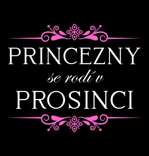 Obrázek produktu Dětské tričko Princezny se Rodí v Prosinci Princesses Are Born in December