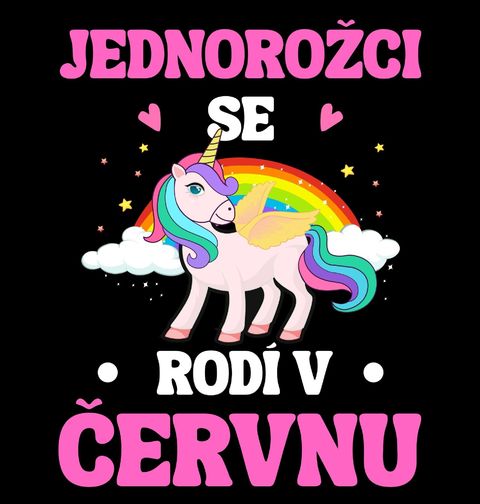 Obrázek produktu Dětské tričko Jednorožci se Rodí v Červnu