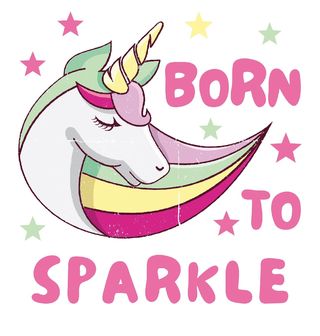 Obrázek 2 produktu Pánské tričko Jednorožčí Záře Born to Sparkle
