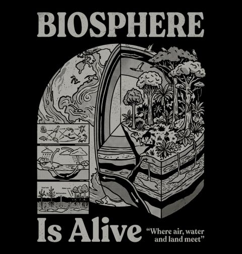 Obrázek produktu Pánská mikina Biosféra Biosphere Is Alive
