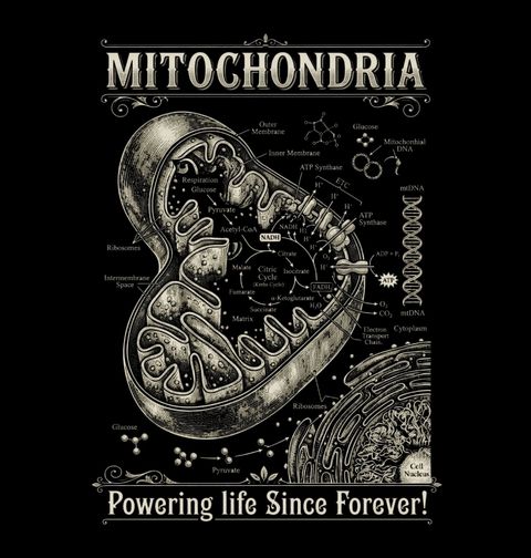 Obrázek produktu Dětské tričko Mitochondrie Powering life Since Forever