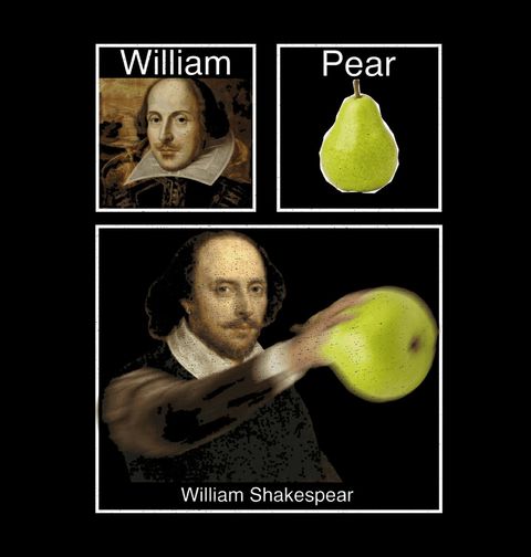 Obrázek produktu Dětské tričko William Shakespear Hruška