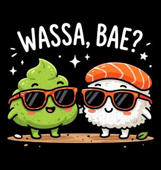 Obrázek 2 produktu Dětské tričko Sushi Wassa Bae