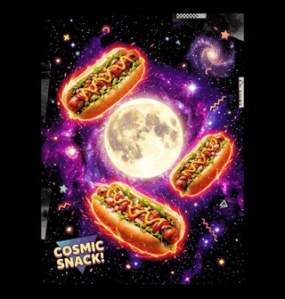 Obrázek 2 produktu Dětské tričko Kosmická Svačinka Cosmic Snack
