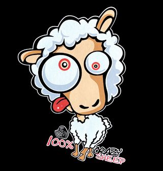 Obrázek 2 produktu Dámské tričko 100% Bláznivá Ovce 100% Crazy Sheep