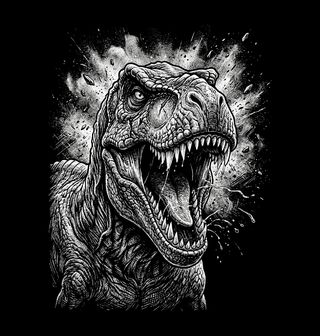 Obrázek 2 produktu Dámské tričko Tyranosaurus Rex
