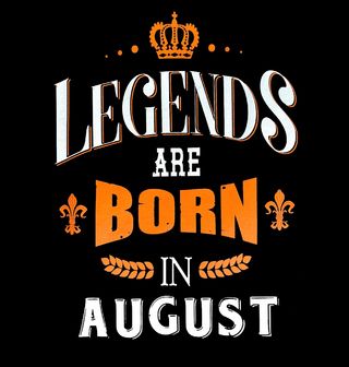 Obrázek 2 produktu Dámské tričko Legendy se rodí v Srpnu! Legends are born in August