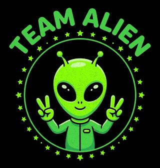 Obrázek 2 produktu Dětské tričko Tým Mimozemšťanů Team Alien