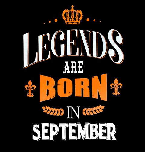 Obrázek produktu Pánské tričko Legendy se rodí v Září! Legends are born in September