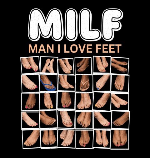 Obrázek produktu Dámské tričko MILF Miluji Chodidla
