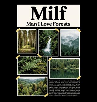 Obrázek 2 produktu Pánská mikina MILF Miluji Lesy
