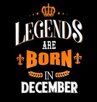 Obrázek 2 produktu Pánské tričko Legendy se rodí v Prosinci! Legends are born in December (Velikost: 4XL)