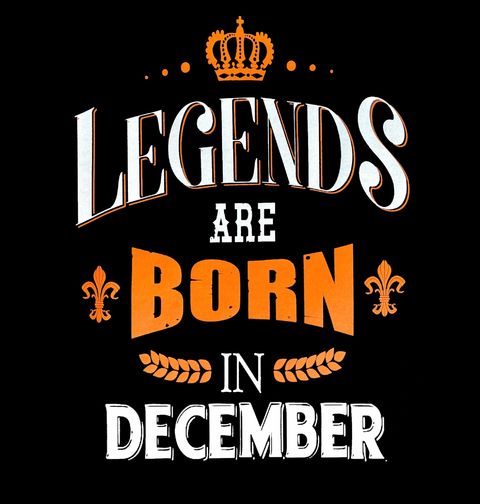 Obrázek produktu Pánské tričko Legendy se rodí v Prosinci! Legends are born in December