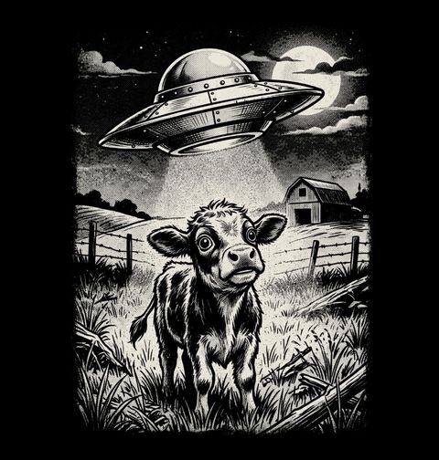 Obrázek produktu Dámské tričko Tele a UFO