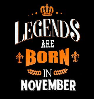 Obrázek 2 produktu Dětské tričko Legendy se rodí v Listopadu! Legends are born in November.