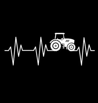 Obrázek 2 produktu Pánské tričko Kardiogram a Traktor (Velikost: L)