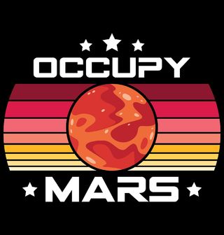 Obrázek 2 produktu Pánské tričko Obsadit Mars Occupy Mars