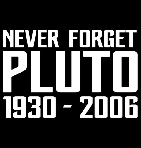 Obrázek produktu Dámské tričko Nikdy Nezapoměň na Pluto Never Forget Pluto 1930-2006
