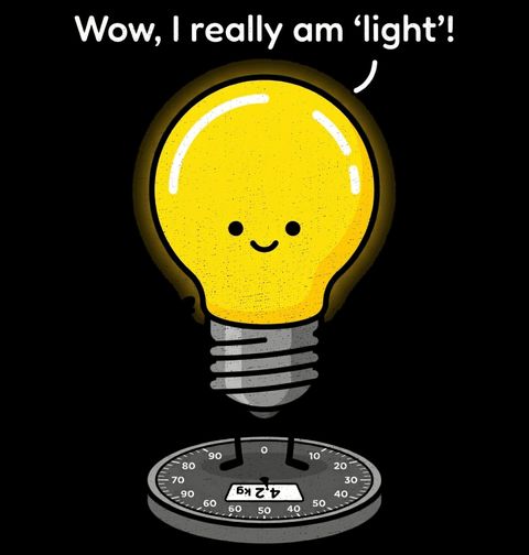 Obrázek produktu Pánská mikina Žárovka Wow, I Really am Light