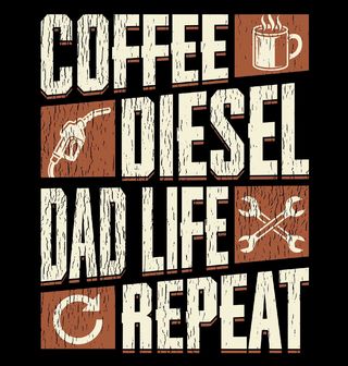 Obrázek 1 produktu Pánská mikina Kafe Diesel Život táty Opakuj Coffee Diesel Dad Life Repeat