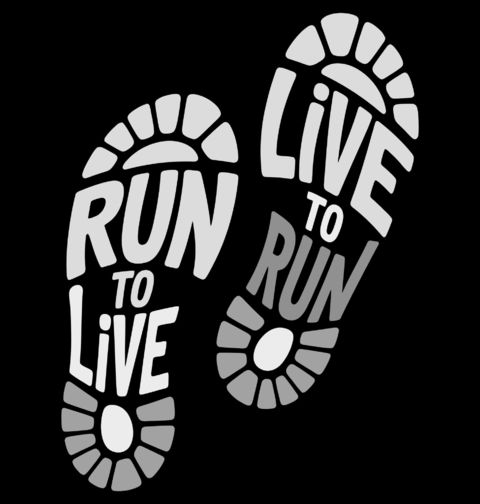 Obrázek produktu Pánská mikina Běž abys Žil, Žij pro Běh Run to Live Live to Run