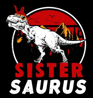 Obrázek 2 produktu Dětské tričko Sestra Saurus SisterSaurus