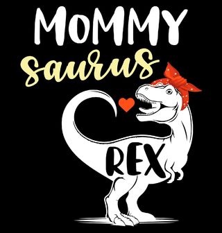 Obrázek 2 produktu Dámské tričko Maminka Saurus Rex MommySaurus Rex