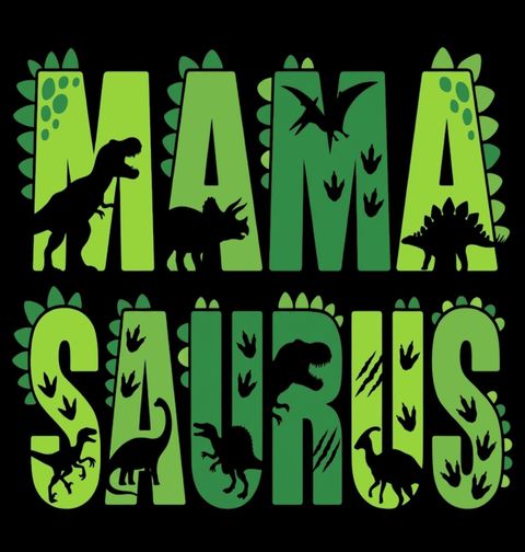 Obrázek produktu Dámské tričko Pravěká Máma Mama Saurus