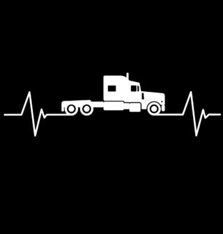 Obrázek 2 produktu Pánské tričko Kardiogram a Kamion (Velikost: M)