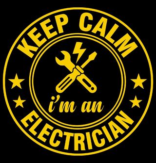 Obrázek 1 produktu Pánské tričko Klid, Jsem Elektrikář Keep Calm, I'm an Electrician