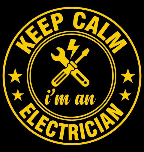 Obrázek produktu Pánské tričko Klid, Jsem Elektrikář Keep Calm, I'm an Electrician