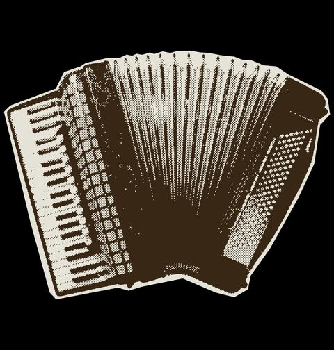 Obrázek produktu Pánské tričko Retro Akordeon Pro Pravé Muzikanty