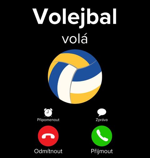 Obrázek produktu Pánská mikina Volejbal volá Phone Call