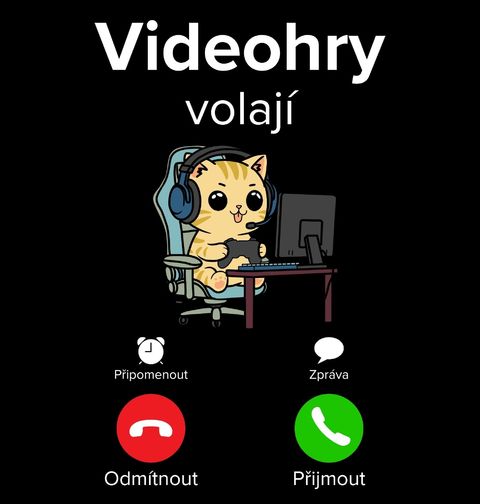 Obrázek produktu Dámské tričko Videohry volají Phone Call