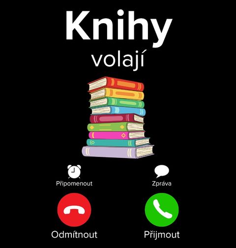 Obrázek produktu Dámské tričko Knihy volají Phone Call