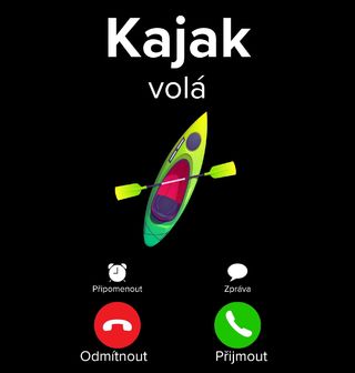 Obrázek 2 produktu Dámské tričko Kajak volá Phone Call