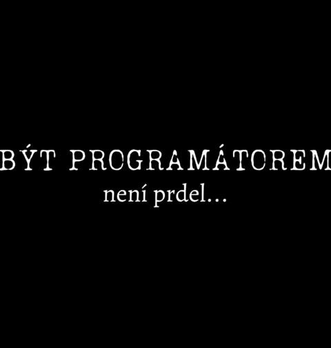 Obrázek produktu Dámské tričko Být programátorem není prdel