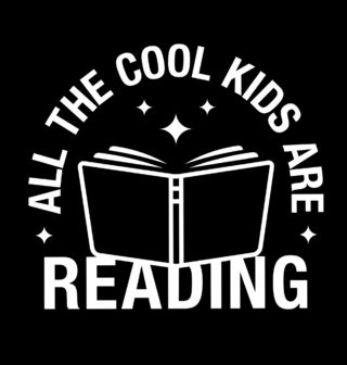 Obrázek 2 produktu Dětské tričko Všechny Cool děti čtou (Velikost: 3-4)