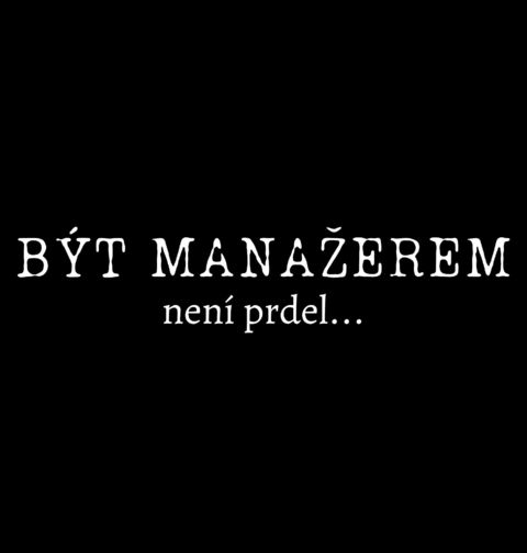Obrázek produktu Pánské tričko Být manažerem není prdel