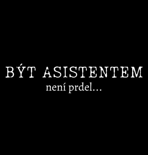 Obrázek produktu Pánské tričko Být Asistentem není prdel