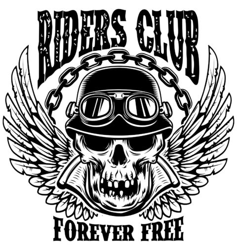 Obrázek produktu Dámské tričko Klub jezdců, navždy svobodní Riders Club Forever Free