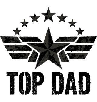 Obrázek 2 produktu Pánské tričko Táta Rodinný Hrdina Top Dad Top Gun